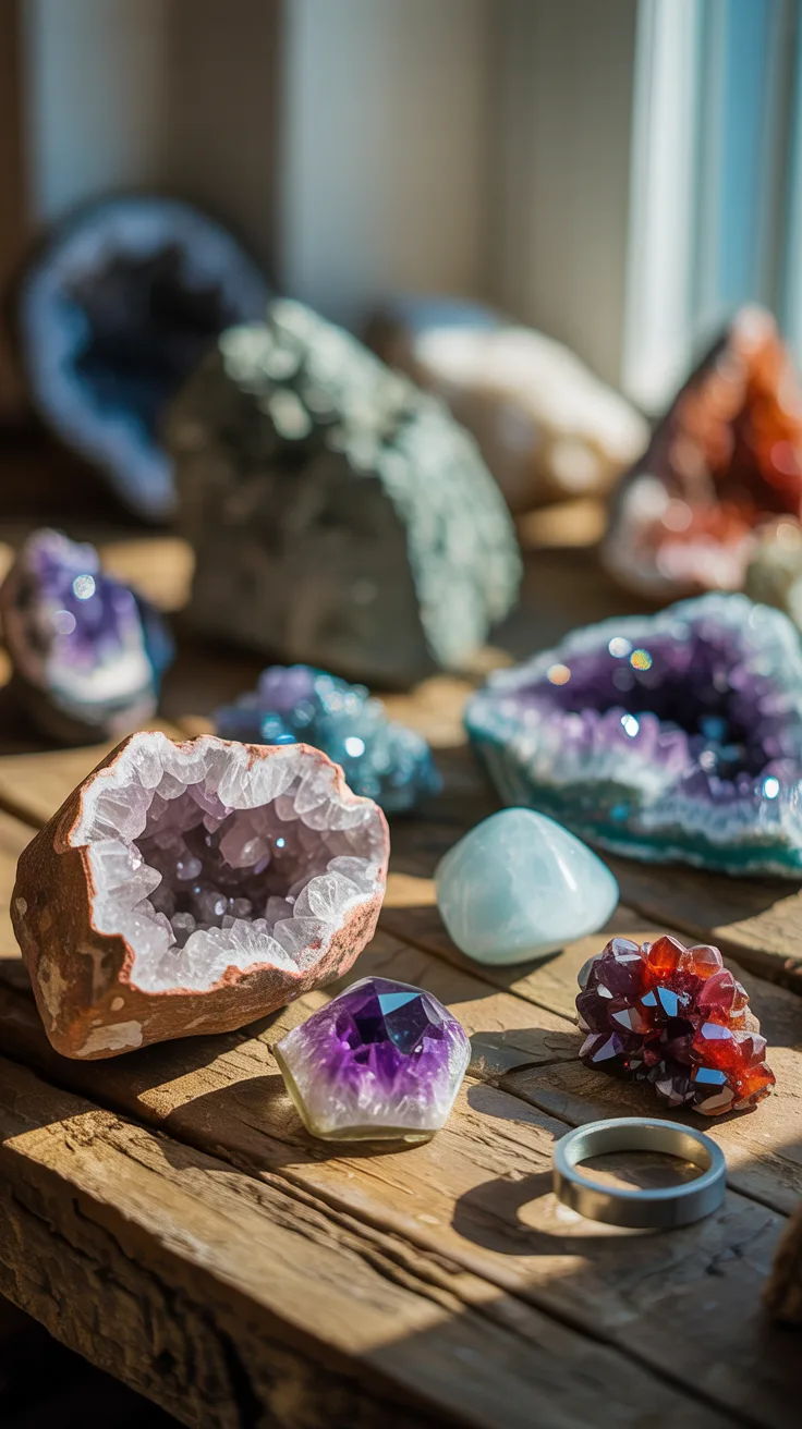 6. Look for Crystal Structures and Unique Features