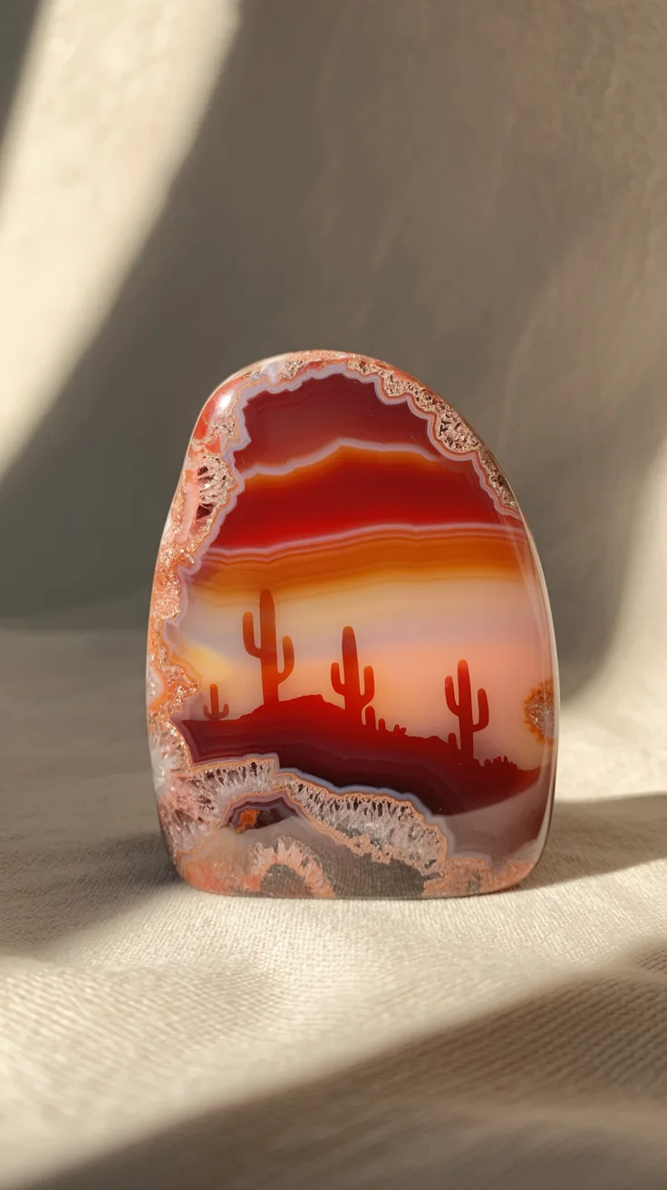 6. Mexican Moss Agate: Warm and Creative