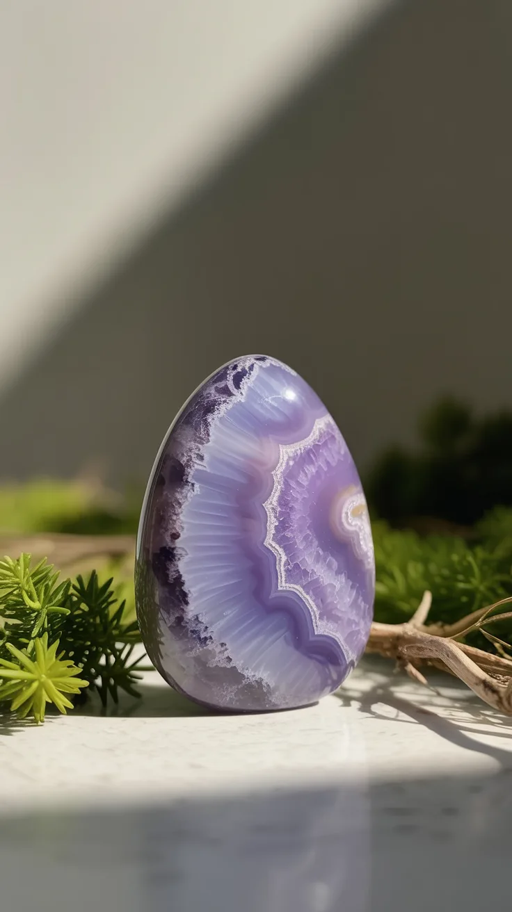 9. Purple Moss Agate