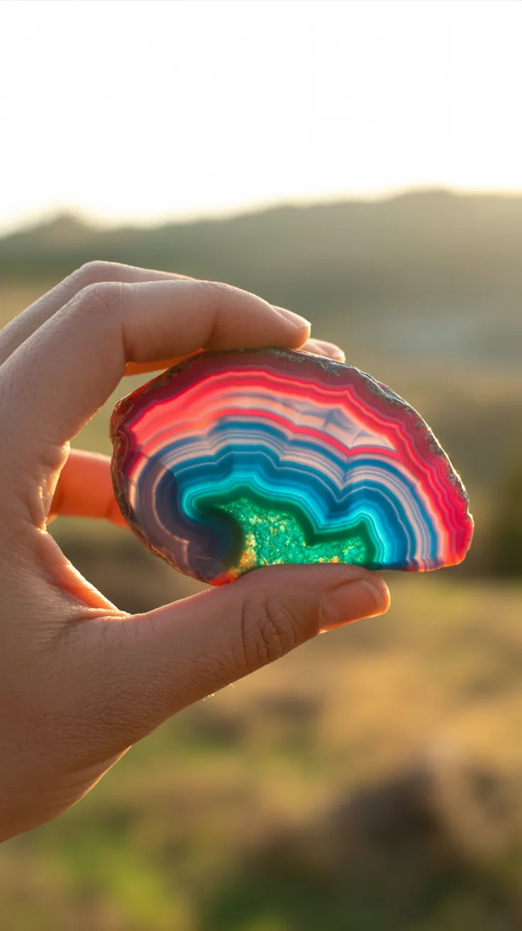 Examining Color Patterns to Identify Agate