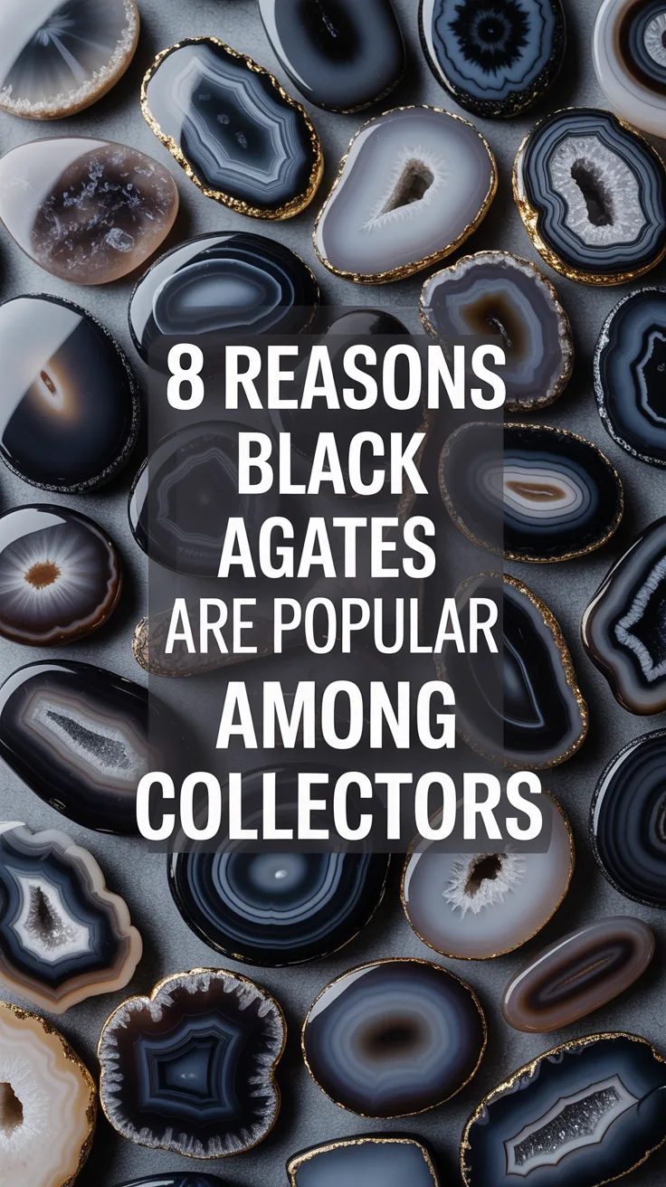8 Reasons Black Agates Are Popular Among Collectors – Pinterest image