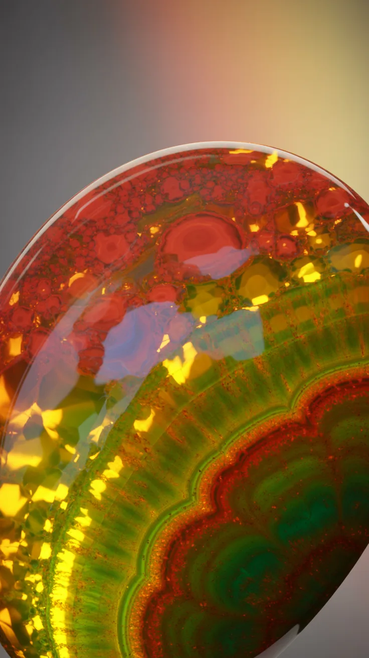 Color Variations in Mexican Fire Agate