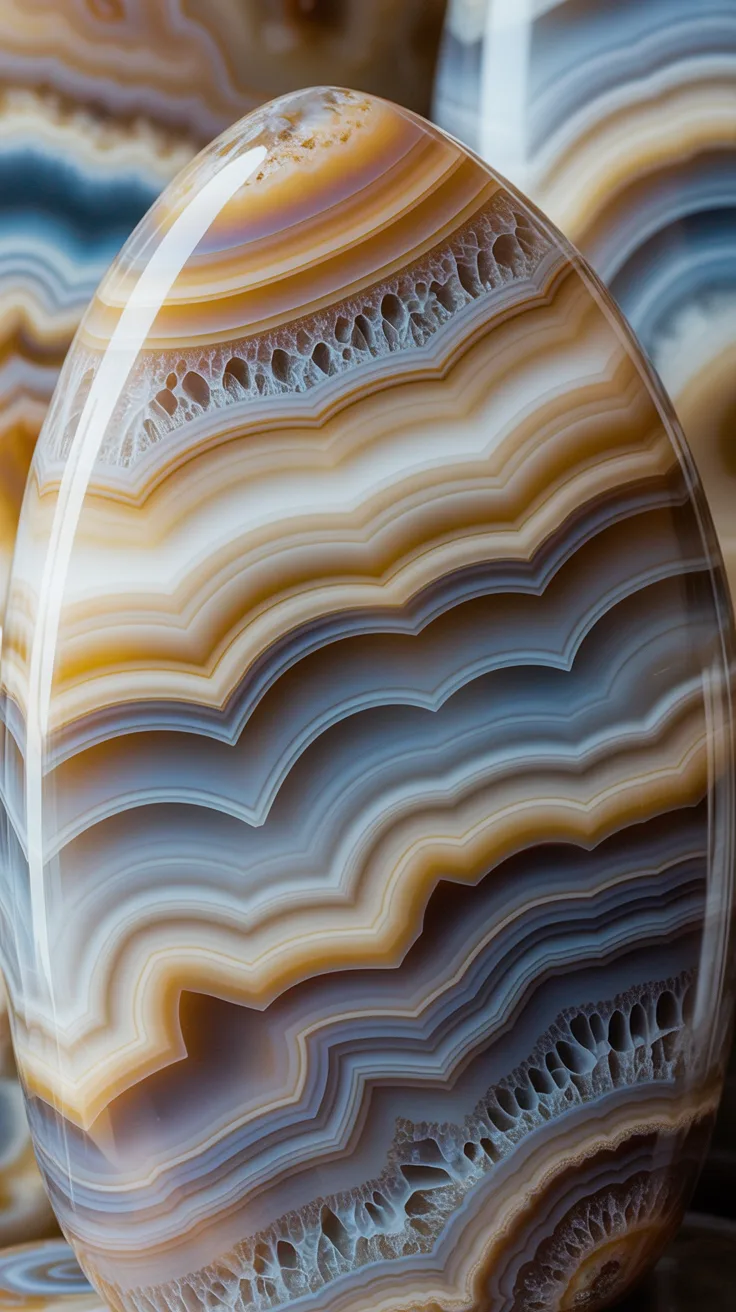 1. Banded Agate