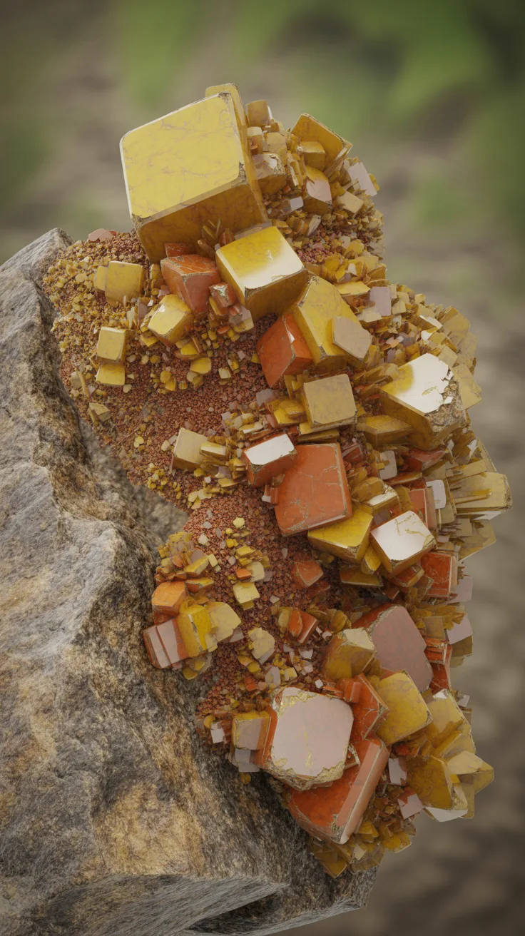5. Wulfenite: The Collector's Crystal
