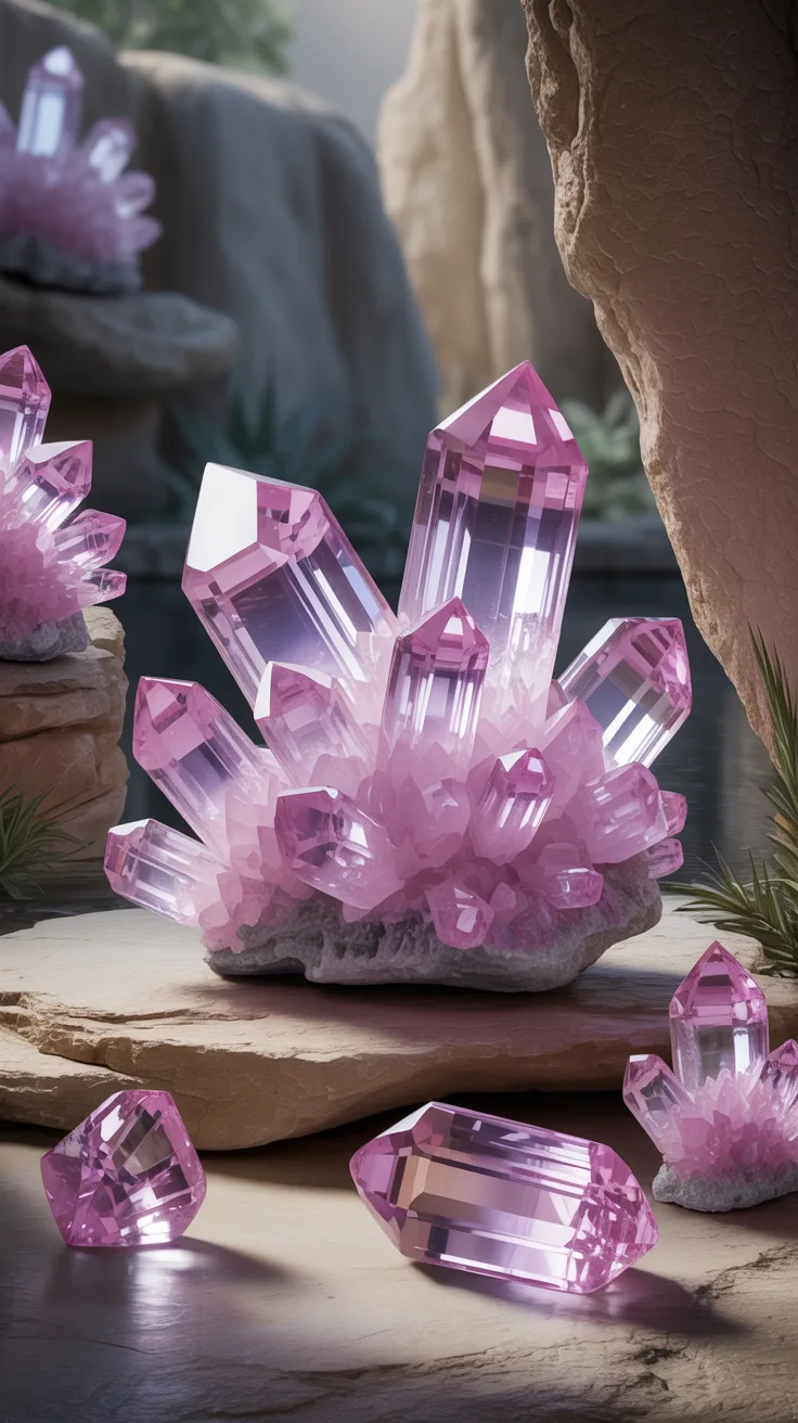 6. Kunzite: The Pink Spodumene