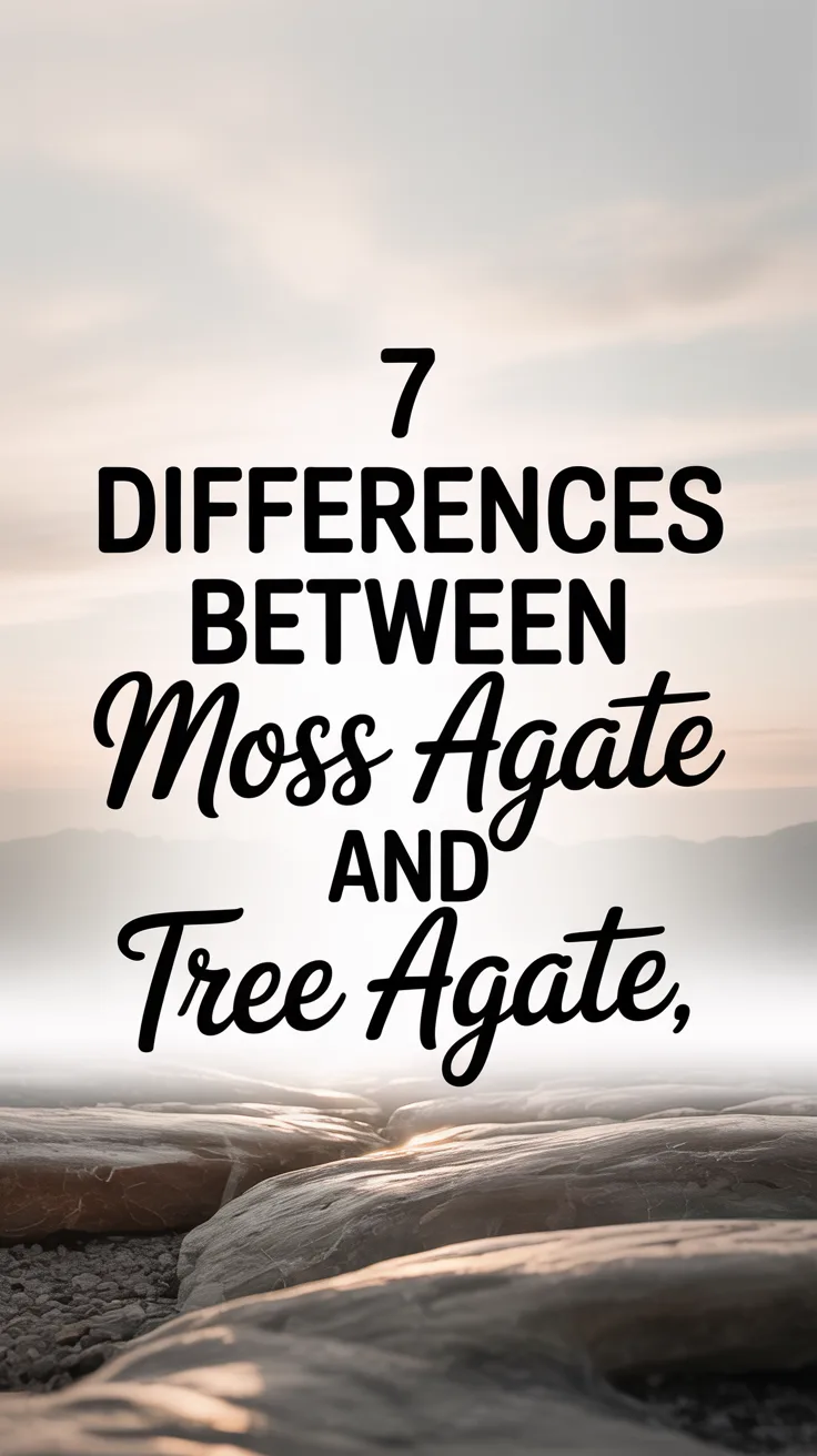 7 Differences Between Moss Agate and Tree Agate