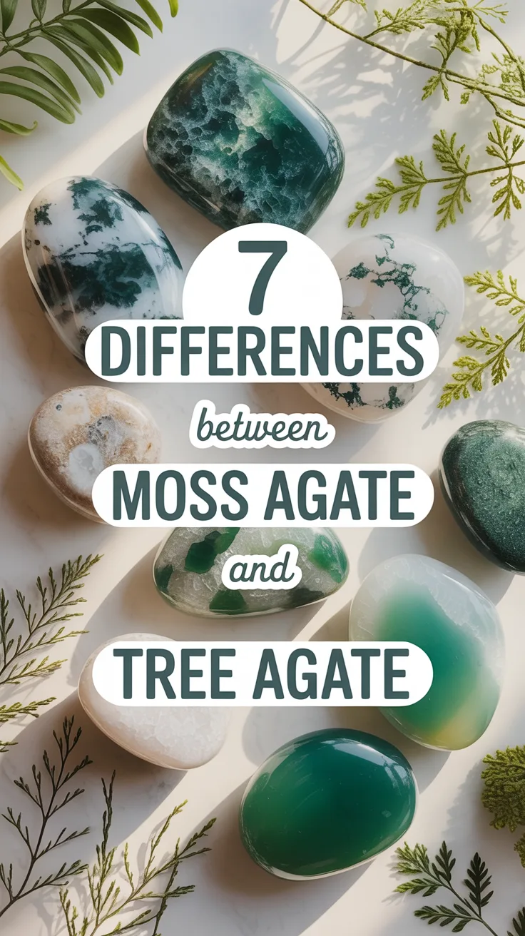7 Differences Between Moss Agate and Tree Agate – Pinterest image