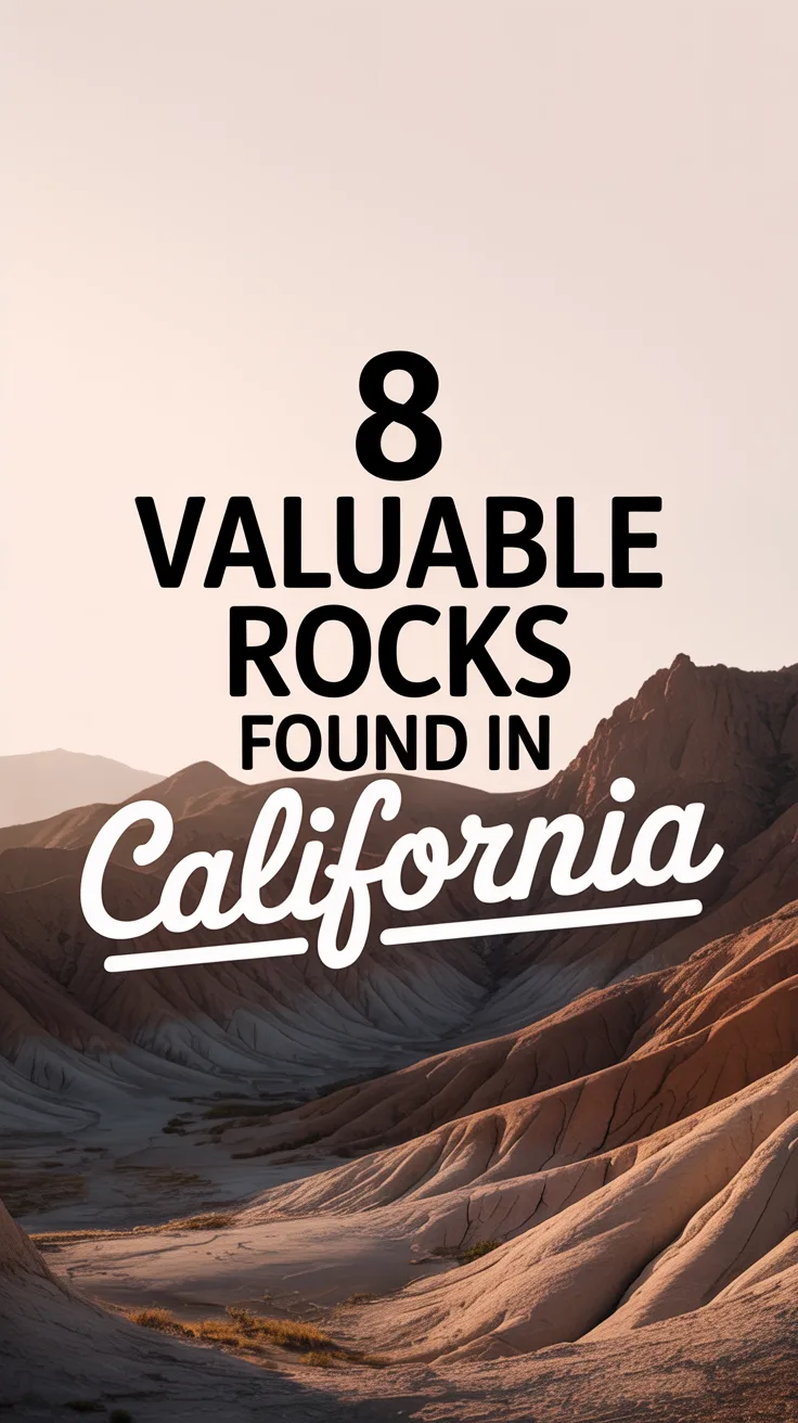 8 Valuable Rocks Found in California