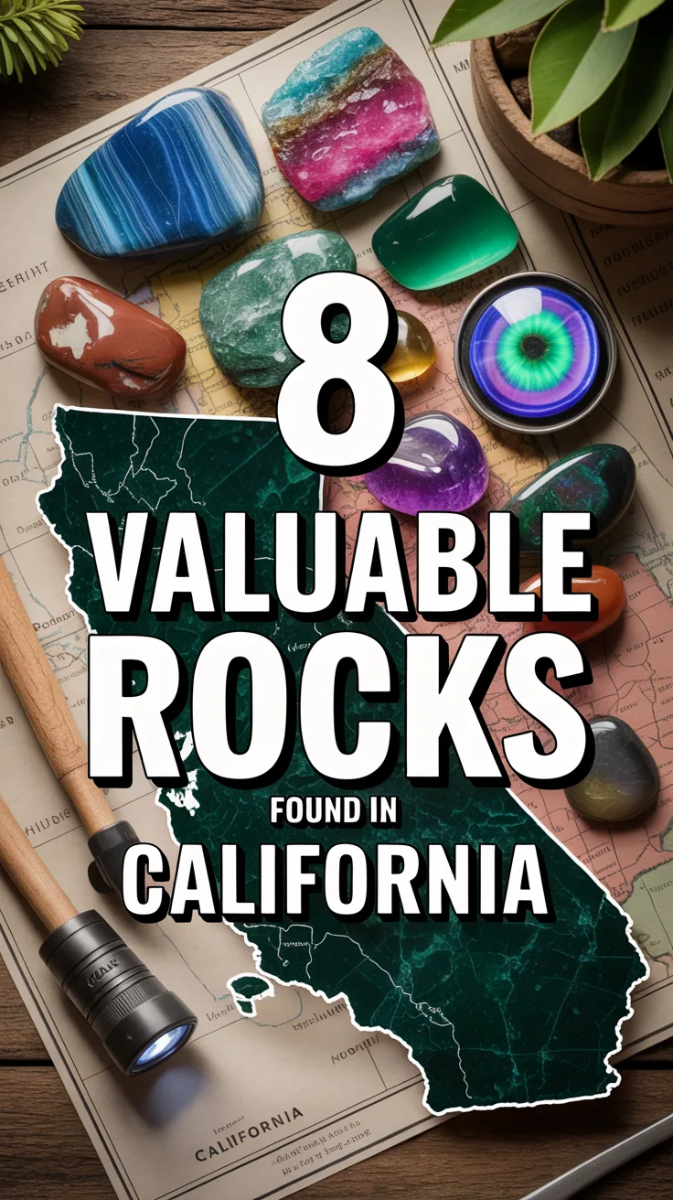 8 Valuable Rocks Found in California – Pinterest image