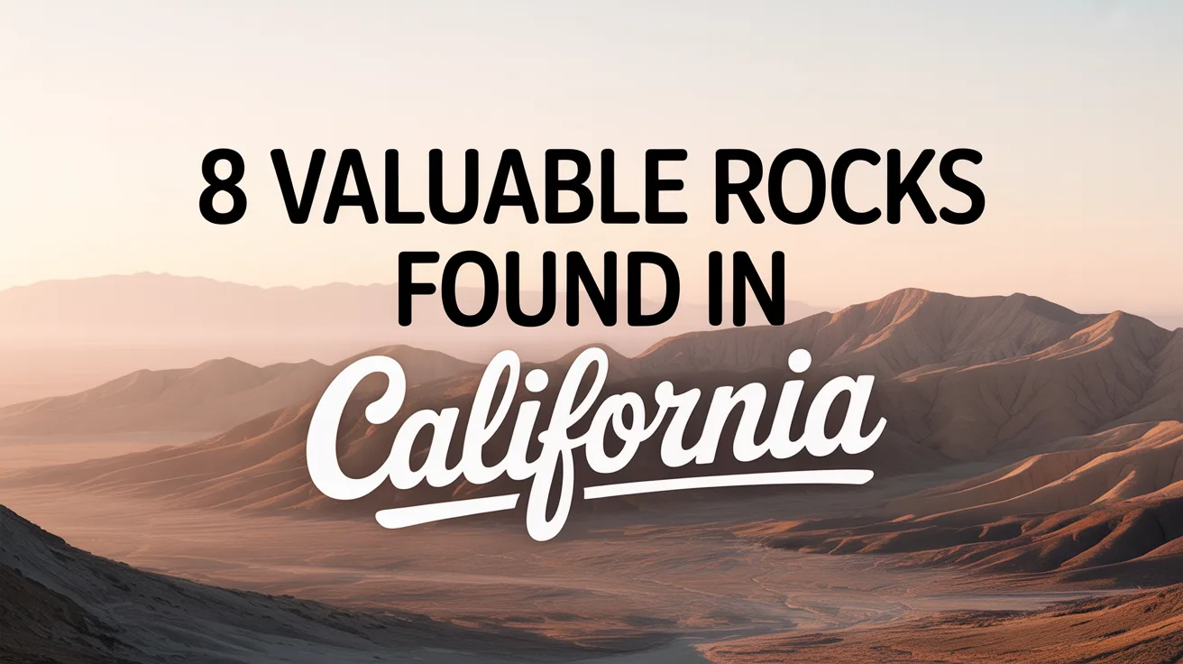 8 Valuable Rocks Found in California hero image