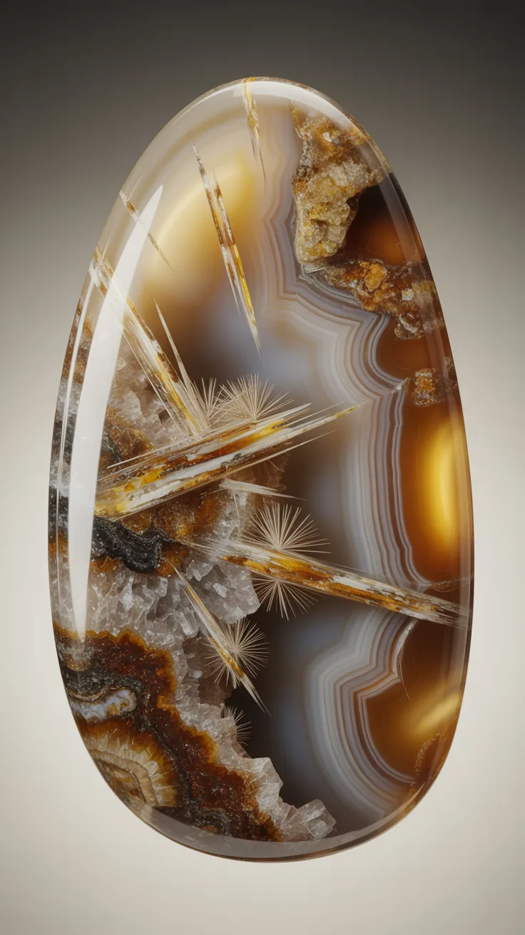 9. Sagenitic Agate