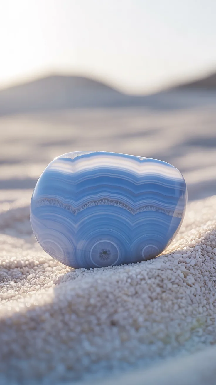 2. Blue Lace Agate from Namibia