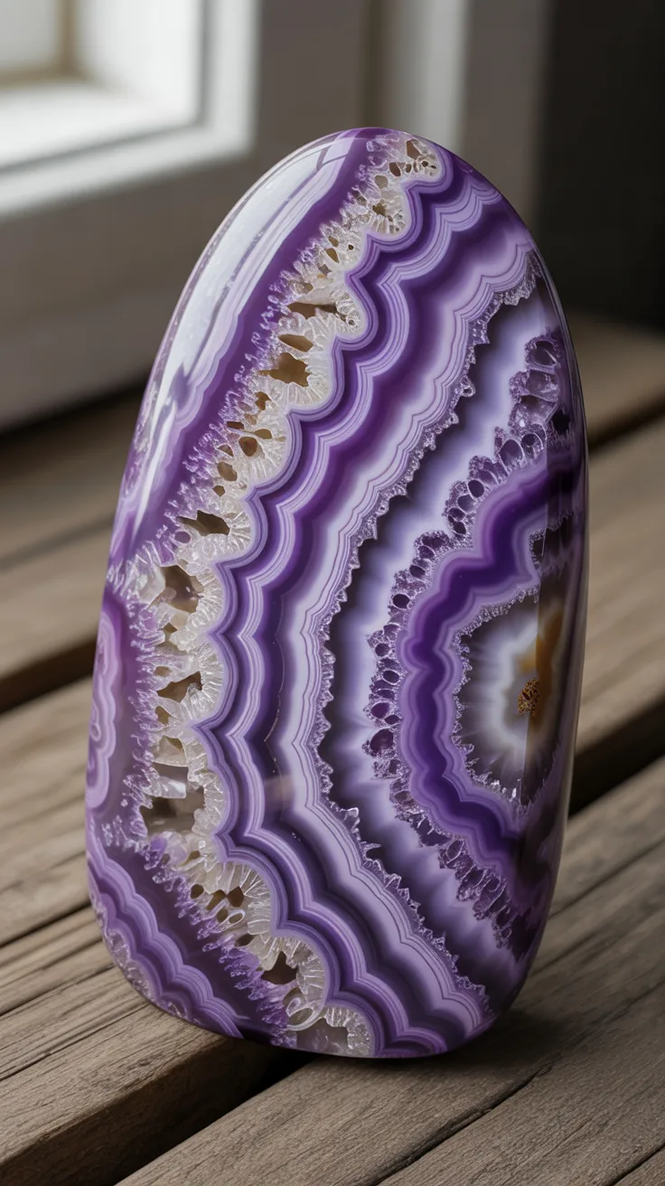 4. Purple Crazy Lace Agate: Natural Patterns or Dyed Color?