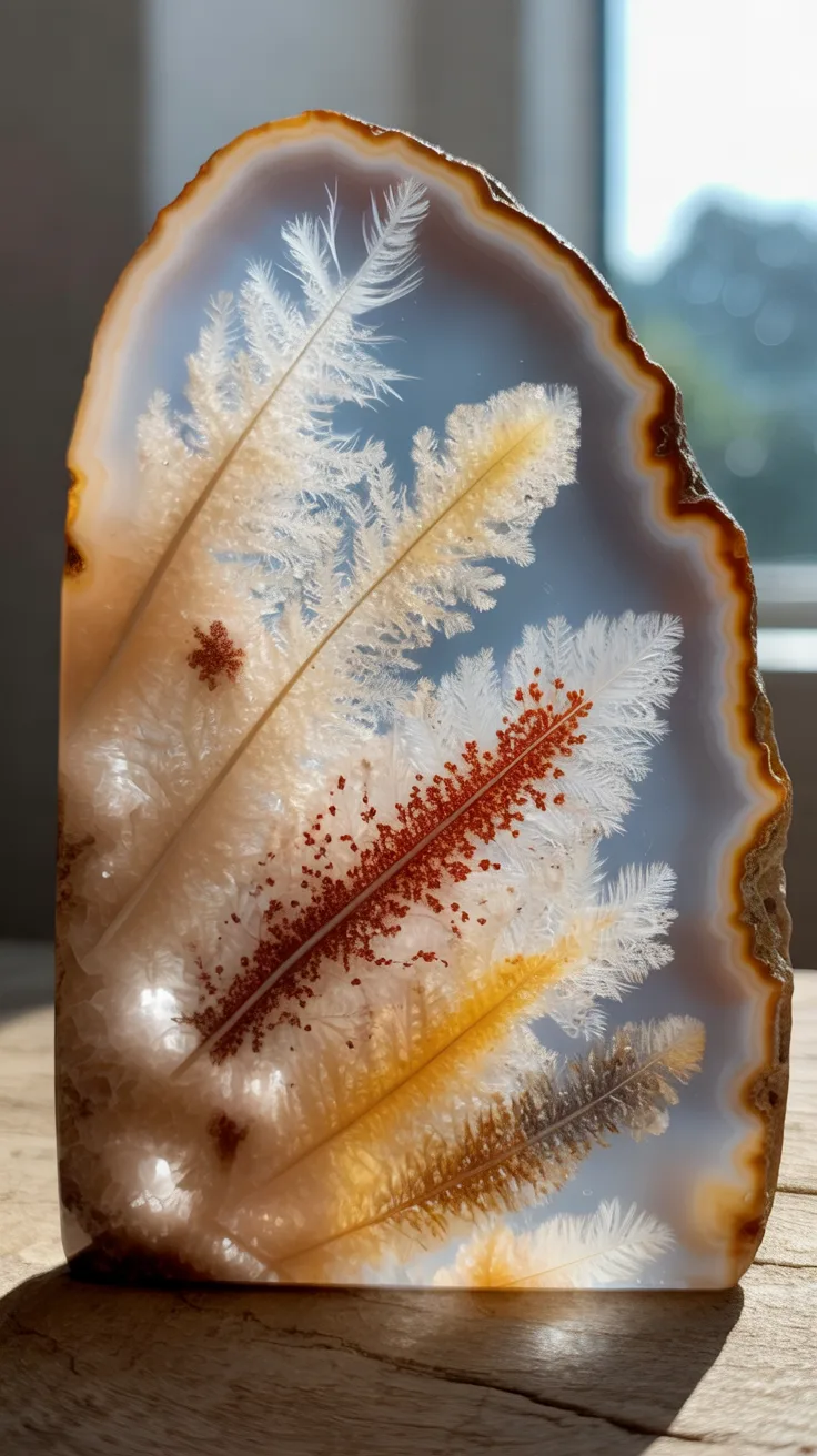 6. Plume Lace Agate Varieties