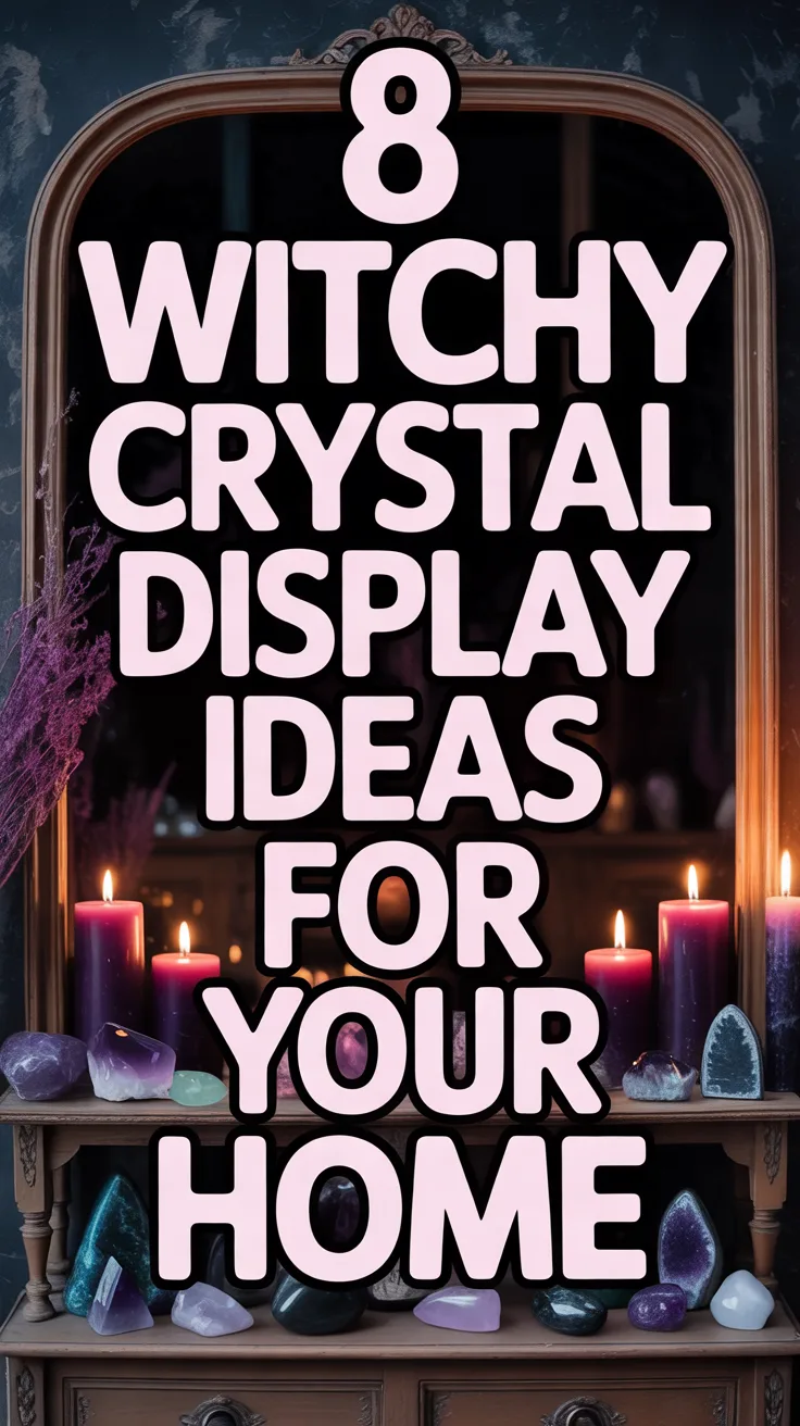 8 Witchy Crystal Display Ideas for Your Home