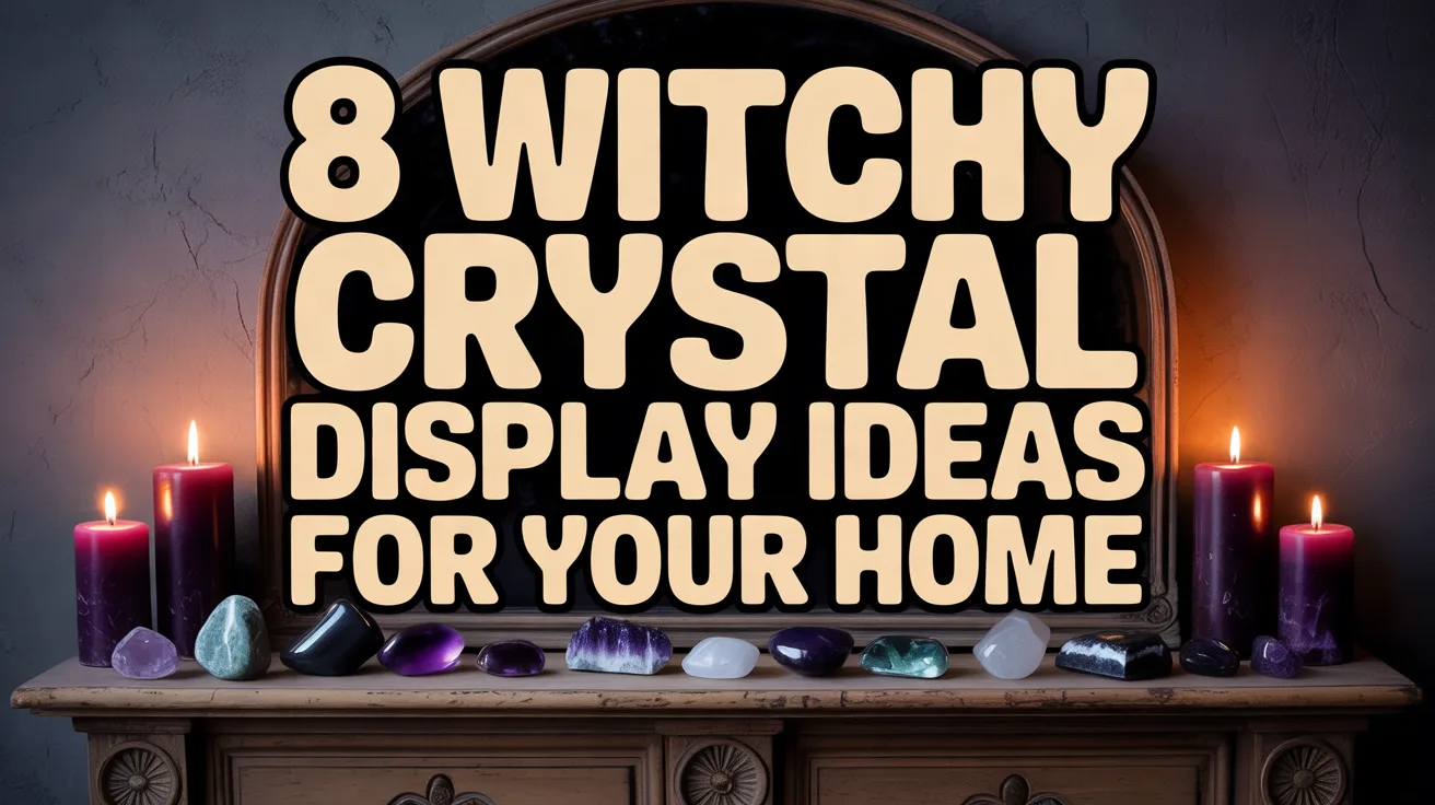 8 Witchy Crystal Display Ideas for Your Home hero image